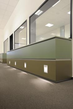 Preview: DOWNUNDER PUR 150, Einbauleuchte, LED, 3000 K, eckig, weiß, L/B/H 12/3,2/15,5 cm, inkl. Blattfedern