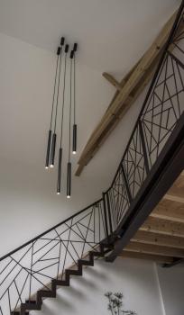 Preview: HELIA 30, Pendelleuchte, LED, 3000 K, rund, schwarz, 7,5 W