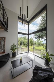 HELIA 30, Pendelleuchte, LED, 3000 K, rund, schwarz, 7,5 W