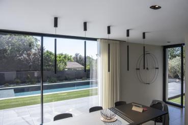 HELIA 30, Pendelleuchte, LED, 3000 K, rund, schwarz, 7,5 W