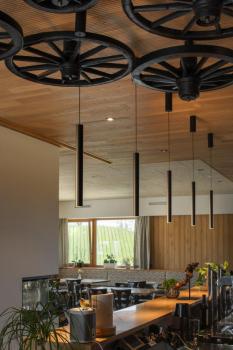 HELIA 40, Pendelleuchte, LED, 3000 K, rund, schwarz, 9 W