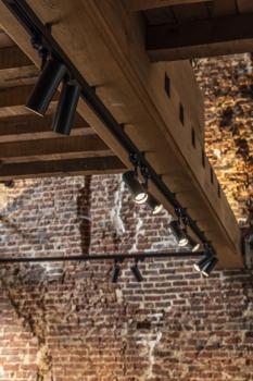 HELIA 50 TRACK, Strahler für 3Phasen Hochvolt-Stromschiene, LED, 3000 K, schwarz, 35°, inkl. 3 Phasen-Adapter