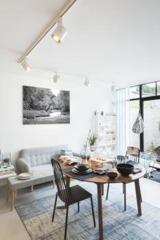 Preview: EURO SPOT, Spot für Hochvolt-Stromschiene 3Phasen, QPAR111, rund, weiß, max. 75 W, inkl. 3Phasen-Adapter