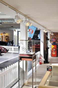 Preview: EURO SPOT, Spot für Hochvolt-Stromschiene 3Phasen, QPAR111, rund, weiß, max. 75 W, inkl. 3Phasen-Adapter