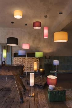 Preview: FENDA, Deckenleuchte, Deckenrosette, A60, schwarz, ohne Schirm, max. 60 W