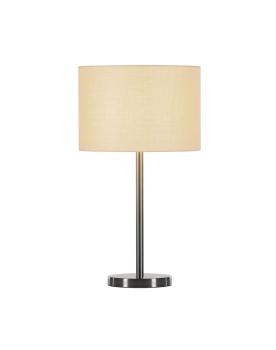 FENDA, Leuchtenschirm, rund, beige, Ø/H 30/20 cm