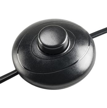 Preview: FENDA, Standleuchte, Leuchtenfuß, TC-(D,H,T,Q)SE, schwarz, ohne Schirm, max. 60 W