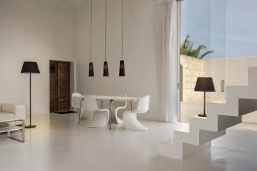 FENDA, Standleuchte, Leuchtenfuß, TC-(D,H,T,Q)SE, schwarz, ohne Schirm, max. 60 W