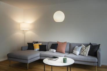 FENDA, Leuchtenschirm, rund, weiß, Ø/H 45,5/28 cm