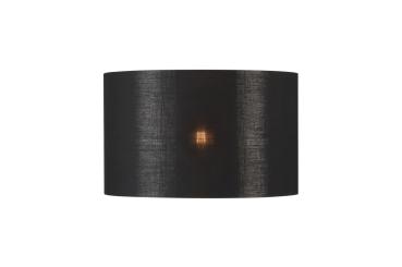 FENDA, Leuchtenschirm, rund, schwarz/kupfer, Ø/H 45,5/28 cm