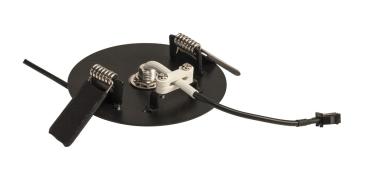 Preview: HELIA 30, Pendelleuchte, LED, 3000 K, rund, schwarz, flache Rosette zum Einbau, 7,5 W