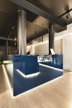 Preview: HELIA 40, Pendelleuchte, LED, 3000 K, rund, schwarz, flache Rosette, 9 W