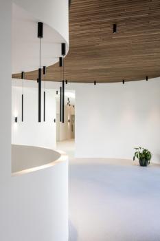 HELIA 40, Pendelleuchte, LED, 3000 K, rund, schwarz, flache Rosette, 9 W