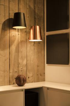 Preview: TINTO, Pendelleuchte, A60, kupfer, max. 60 W