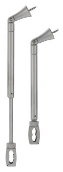 FLEXIBLER DECKENHALTER, für Hochvolt-Stromschiene EASYTEC II, für Dachschrägen, silbergrau