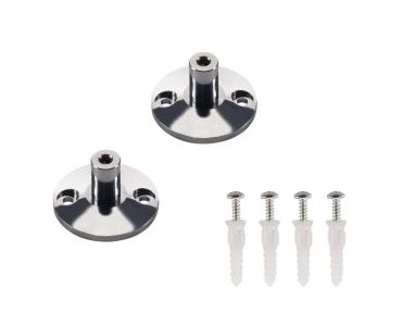 WANDHALTER, für Niedervolt-Seilsystem, chrom, 2 Stück, 3 cm