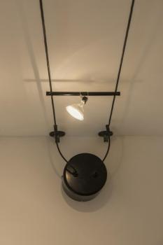 Preview: WANDHALTER, für TENSEO Niedervolt-Seilsystem, lang, schwarz, 2 Stück