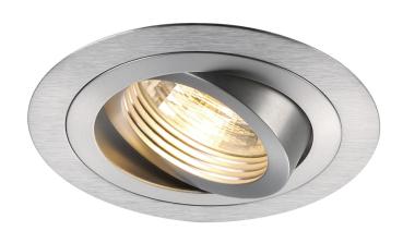 PIREQ, alu brushed, max. 50 W, inkl.Clipfedern