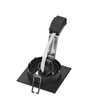 Preview: PIREQ, mattschwarz, max. 50 W, inkl.Clipfedern