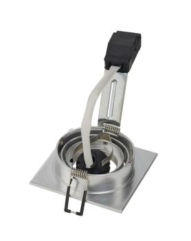 Preview: PIREQ, alu brushed, max. 50 W, inkl.Clipfedern