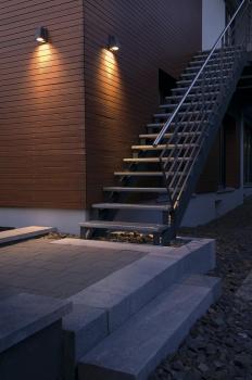 Preview: WALLYX, Outdoor Wandleuchte, QPAR51, IP44, anthrazit, max. 50 W