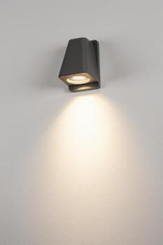 Preview: WALLYX, Outdoor Wandleuchte, QPAR51, IP44, anthrazit, max. 50 W