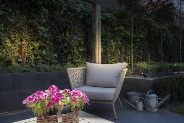 BIG NAUTILUS, Outdoor Spiessleuchte, QPAR51, IP65, schwarz, max. 11 W, inkl. 1,5 m Kabel mit Stecker