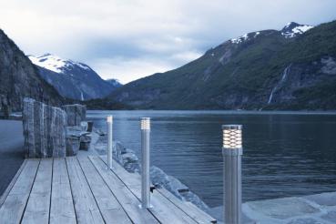 TRUST 60, Outdoor Standleuchte, LED, 3000 K, IP55, edelstahl 316, Ø/H 6/60 cm, 8,6 W