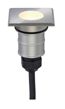 Preview: POWER TRAIL-LITE®, Outdoor Bodeneinbauleuchte, LED, 3000 K, IP67, eckig, edelstahl 316