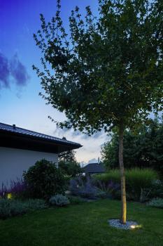 DASAR® FLAT 80, Outdoor Bodeneinbauleuchte, LED, 3000 K, IP67, rund, edelstahl gebürstet, 3,5 W