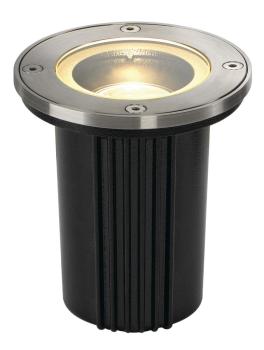 DASAR® EXACT 116, Outdoor Bodeneinbauleuchte, QPAR51, IP67, rund, edelstahl 316, max. 35 W