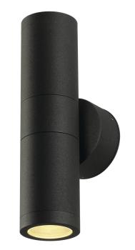 ASTINA, Outdoor Wandleuchte, TCR50-SE, IP44, rund, up/down, anthrazit, max. 44 W