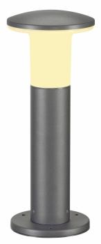 ALPA MUSHROOM 45, Outdoor Standleuchte, TC-(D,H,T,Q)SE, IP55, steingrau, Ø/H 16/40 cm, max. 24 W