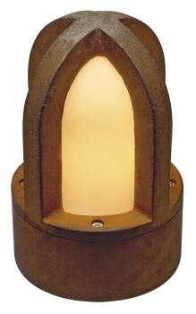 Preview: RUSTY® CONE 24, Outdoor Standleuchte, C35, rund, stahl gerostet, Ø/H 15/24 cm, max. 40 W, IP54