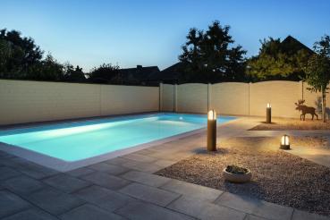 Preview: RUSTY® CONE 24, Outdoor Standleuchte, C35, rund, stahl gerostet, Ø/H 15/24 cm, max. 40 W, IP54