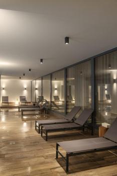 Preview: THEO UP/DOWN, Outdoor Wandleuchte, QPAR51, IP44, eckig, up/down, anthrazit, max. 70 W