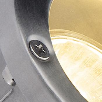 Preview: NAUTILUS 10 SPOT, Outdoor Strahler, QPAR51, edelstahl, max. 25 W, inkl. 1,5 m Kabel