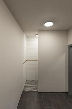 AINOS, Deckenleuchte, LED, 3000 K, rund, anthrazit, mit Sensor