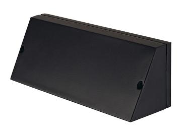 Preview: PEMA®, Outdoor Wandleuchte, TC-(D,H,T,Q)SE, IP65, rechteckig, schwarz, max. 15 W