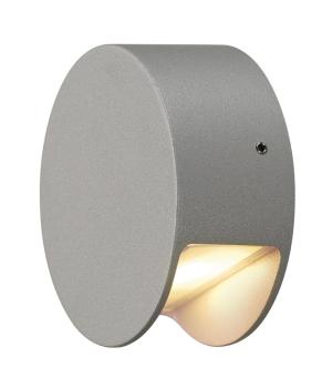 PEMA®, Wandleuchte, LED, 3000 K, IP55, silbergrau, 4 W