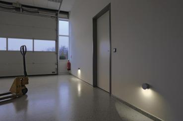Preview: PEMA®, Wandleuchte, LED, 3000 K, IP55, silbergrau, 4 W