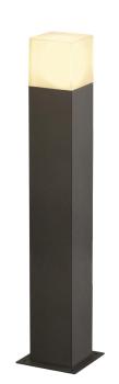 GRAFIT 60, Outdoor Standleuchte, TC-DSE, IP44, anthrazit, Energiesparleuchte, L/B/H 12/12/60 cm, max. 11 W