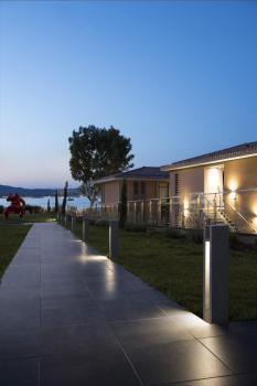 ARROCK SLOT, Outdoor Standleuchte, LED GU10 51 mm, IP44, eckig, salt & pepper, Granit, 4 W LED