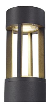 SLOTS 65, Outdoor Standleuchte, LED, 3000 K, rund, anthrazit, Ø/H 9/66,5 cm, 4,5 W