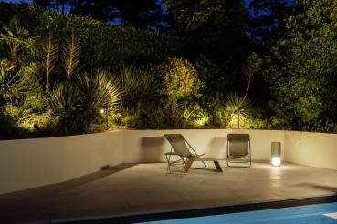 Preview: SITRA 360, Outdoor Standleuchte, zweiflammig, TCR-TSE, IP44, anthrazit, max. 18 W