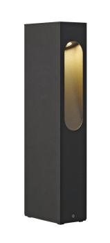 SLOTBOX 40, Outdoor Standleuchte, LED, 3000 K, IP44, eckig, anthrazit, L/B/H 12/7/40, 4 W