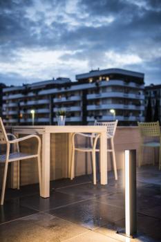 H-POL 60, Wege- und Standleuchte, einflammig, LED, 3000 K, anthrazit, L/B/H 16,5/16,5/66 cm