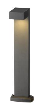 Preview: QUADRASYL 75, Outdoor Standleuchte, Energiesparleuchte GX53, IP44, eckig, anthrazit, L/B/H 19/22,5/75 cm, max. 11 W