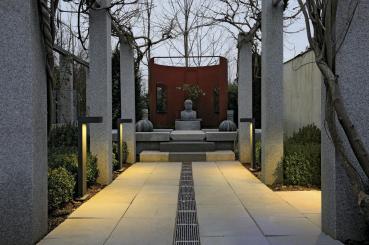 QUADRASYL 75, Outdoor Standleuchte, Energiesparleuchte GX53, IP44, eckig, anthrazit, L/B/H 19/22,5/75 cm, max. 11 W