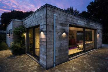 Preview: BIG QUAD, Wandleuchte, LED, 3000 K, IP44, eckig, anthrazit, 3,2 W